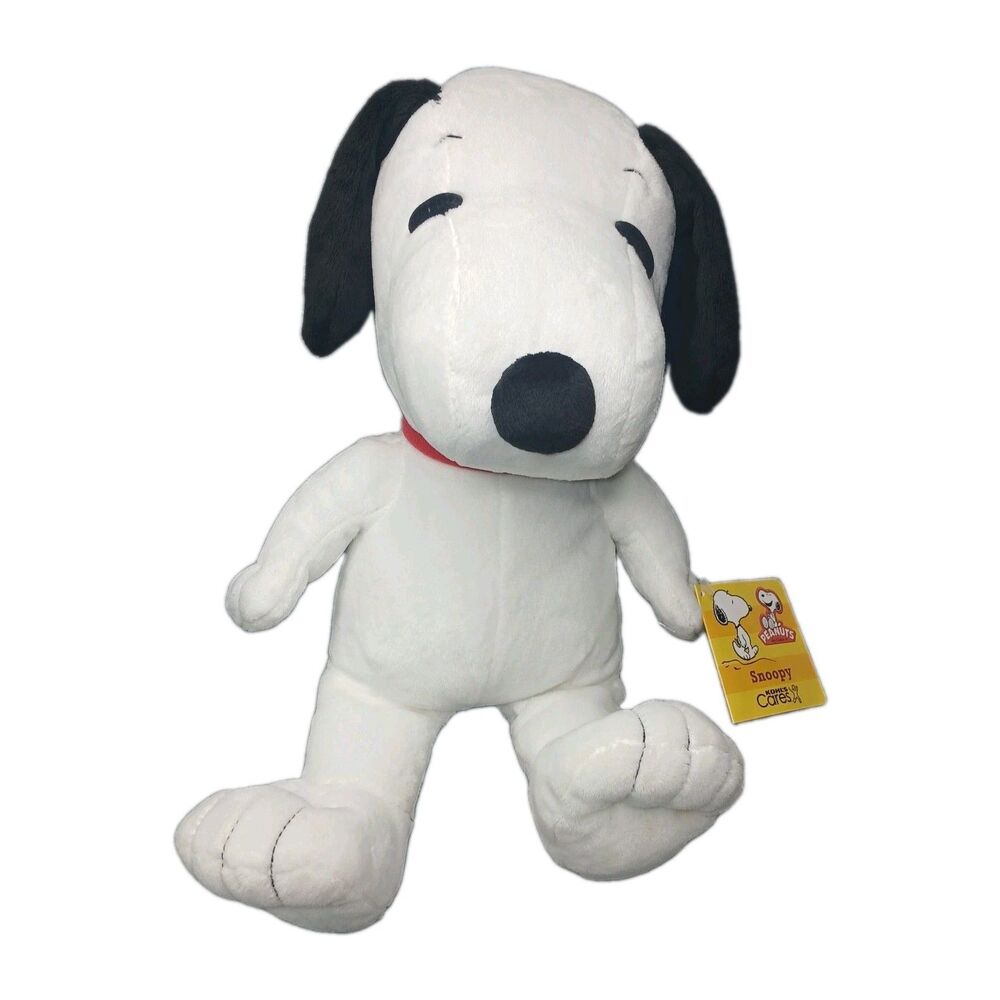 Kohls Cares 2013 Peanuts Snoopy Plush Red Collar 13" Stuffed Animal Toy NWT